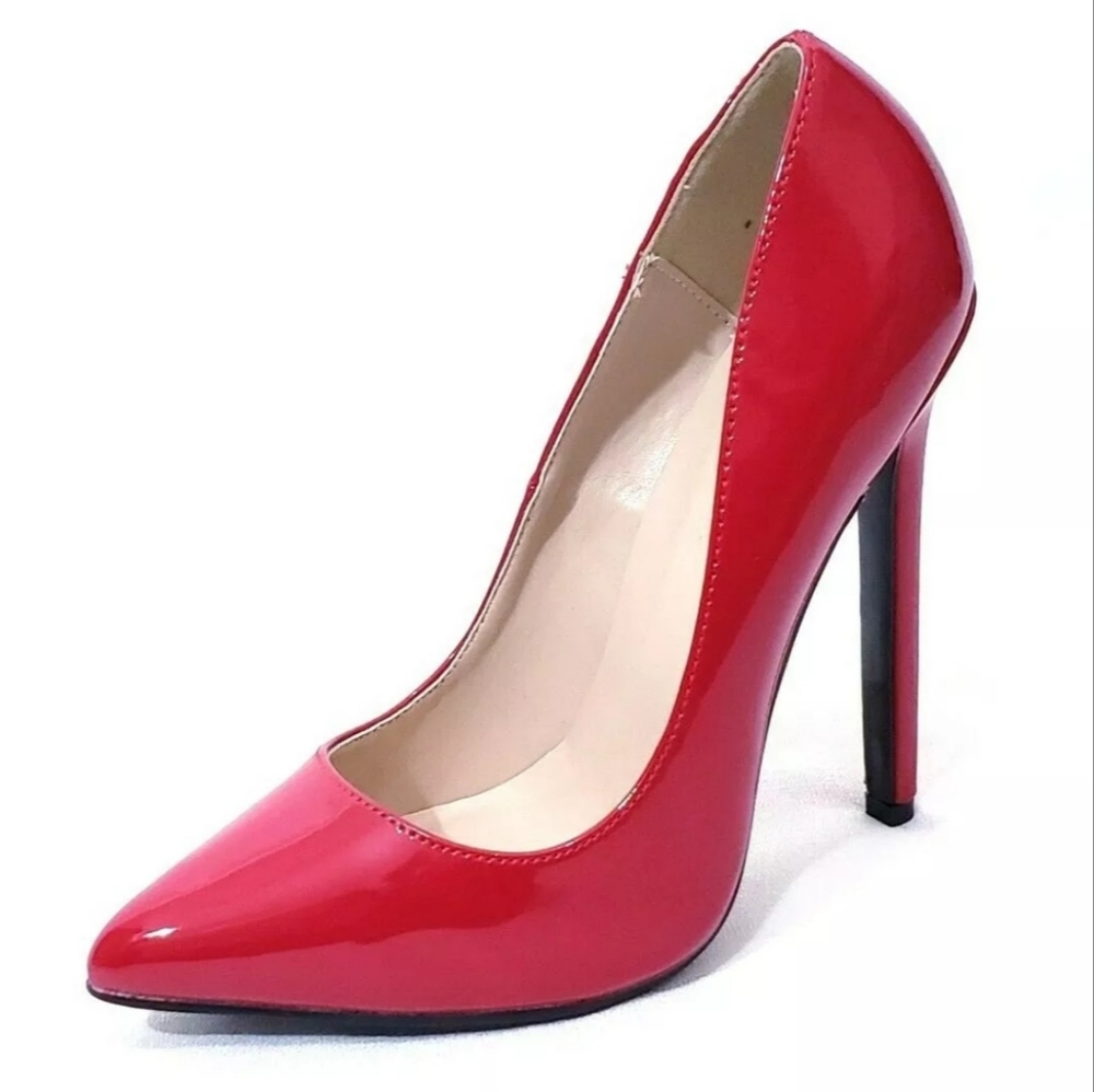 Size 6 Red Sexy 20 Patent Stiletto PointedToe Pump